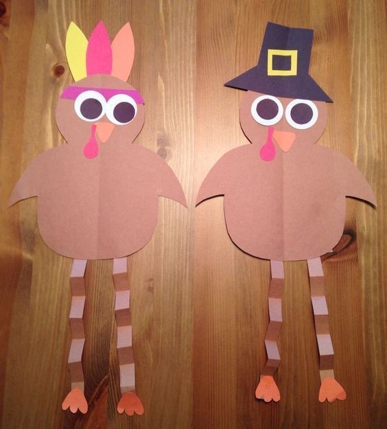 Thanksgiving Crafts for Preschool – Pre-K Kids to Make – Turkey Thanksgiving Craft Ideas