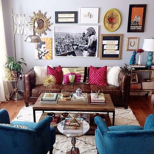 The finds: many of the fun accessories in this room were found at HomeGoods.                   Source: Instagram user homegoods