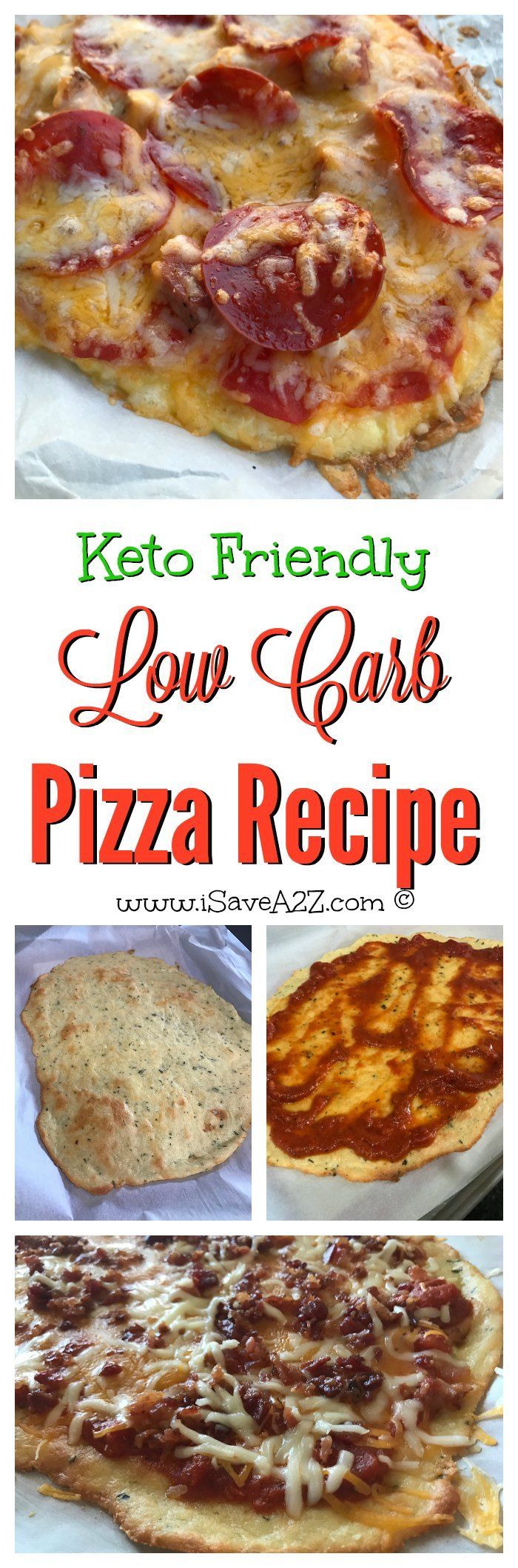 This is the BEST Low Carb Keto Friendly Pizza recipes I’ve tried!!!!   Definitely saving this recipe!