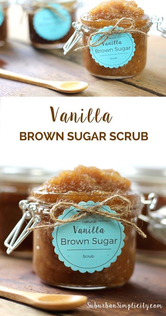 This Vanilla Brown Sugar Scrub recipe smells good enough to eat plus it’s super easy to make! A simply perfect DIY!