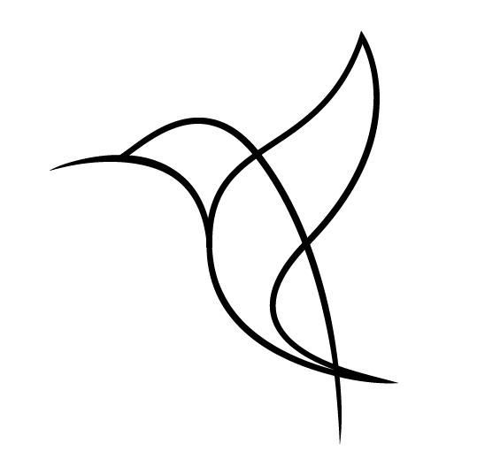 This would make a pretty and simple tattoo. In memory of my bird living mother and the many hummingbirds she always had coming
