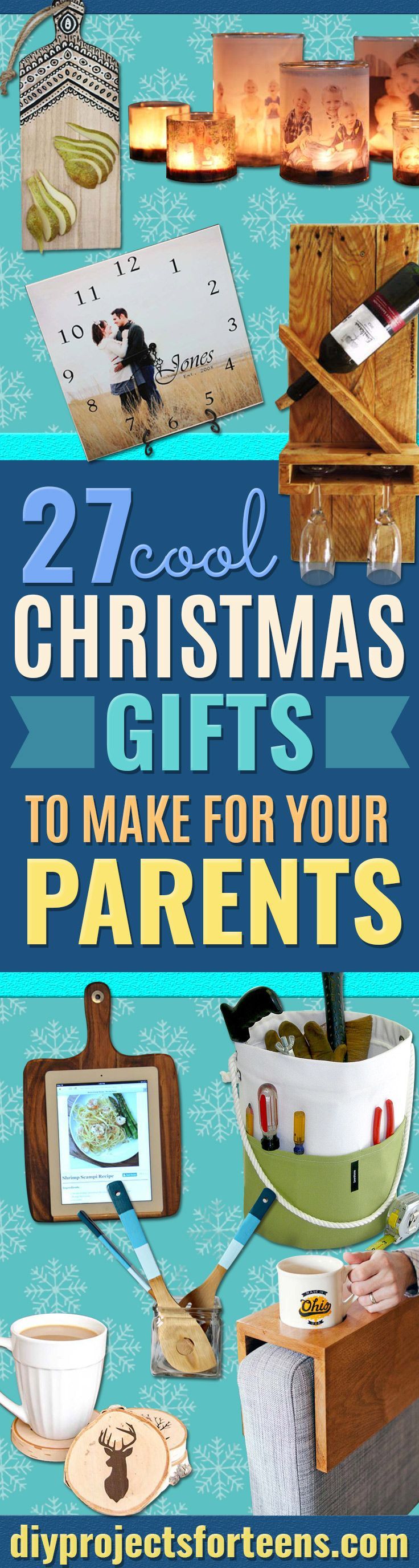 DIY Christmas Presents To Make For Parents – Cute, Easy and Cheap Crafts and Gift Ideas for Mom and Dad – Awesome Things to Make