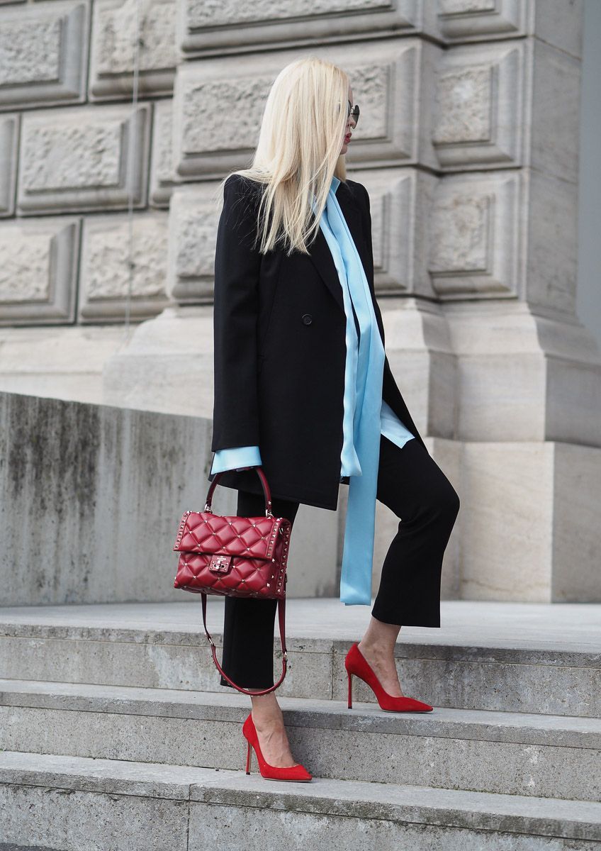 Trend Color Blocking - Ellery Bluse & Helmut Lang Blazer & Valentino Bag -   21 style frauen elegant
 ideas