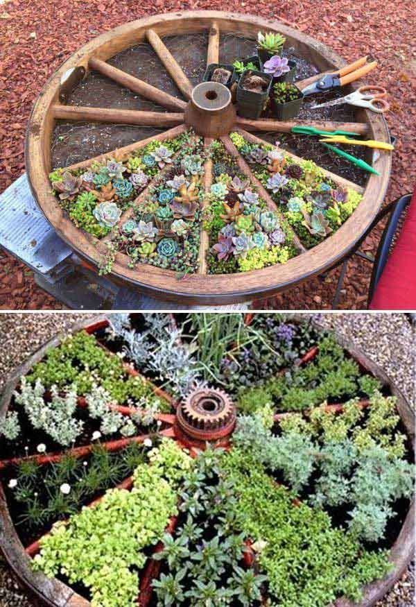 20 Truly Cool DIY Garden Bed and Planter Ideas -   22 beautiful garden
 ideas