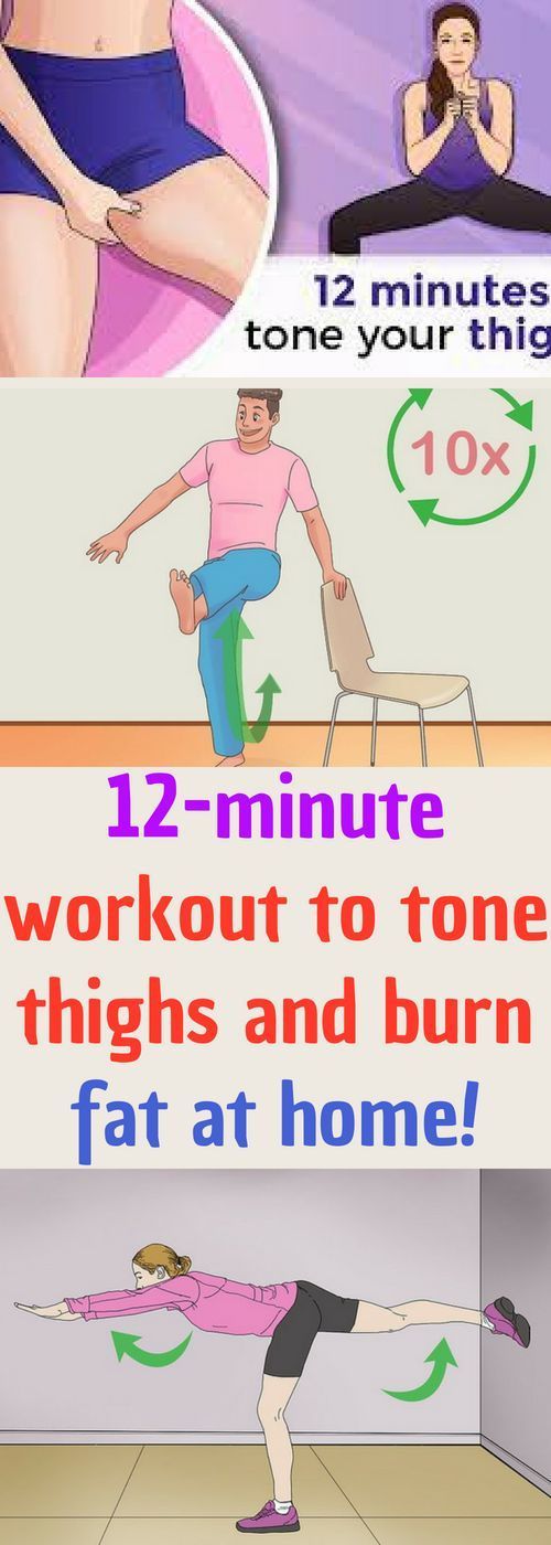 Here Are 12 Minute Workout To Tone Thighs & Burn Fat At Home!!! - All What You Need Is Here -   22 fitness nutrition fat burning
 ideas