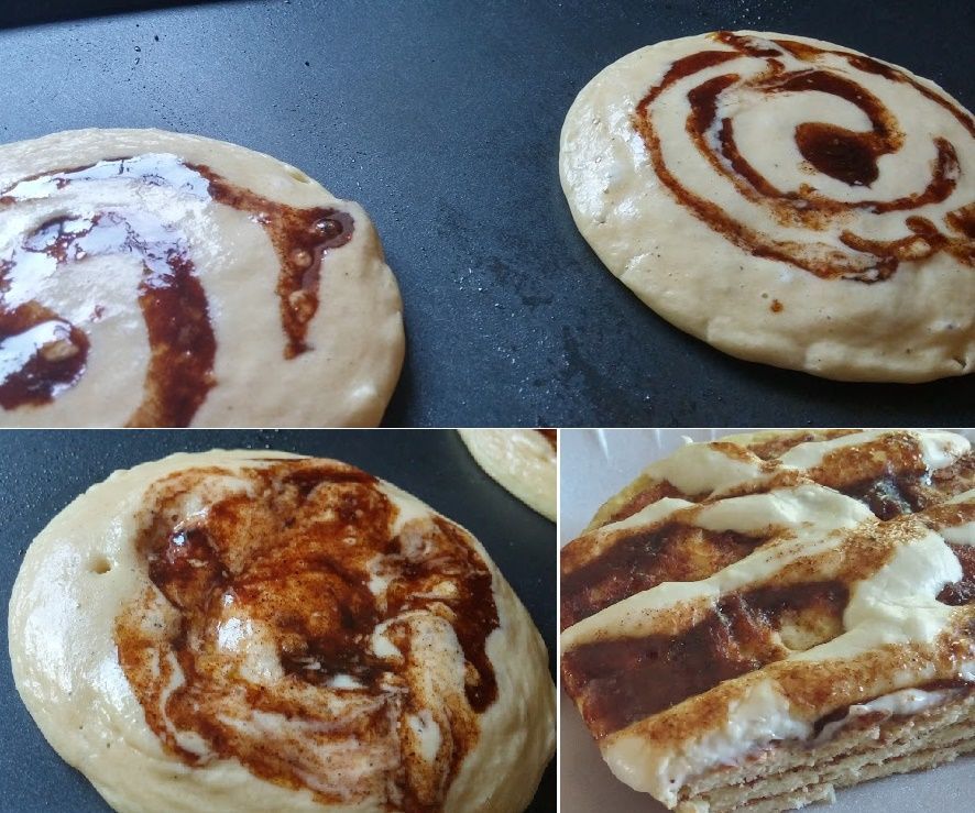 Keto Cinnamon Roll Pancake -   22 low carb pancakes
 ideas