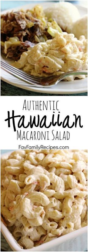 Authentic Hawaiian Macaroni Salad aka 