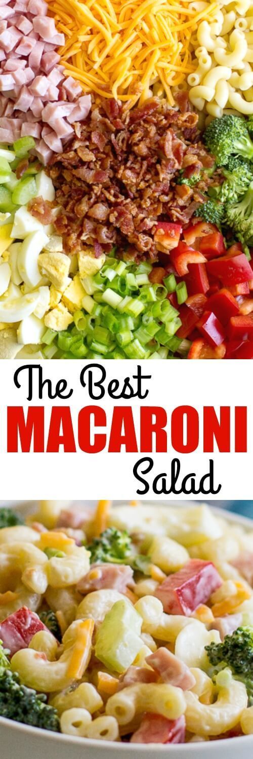 The Best Macaroni Salad -   22 macaroni salad recipes ideas