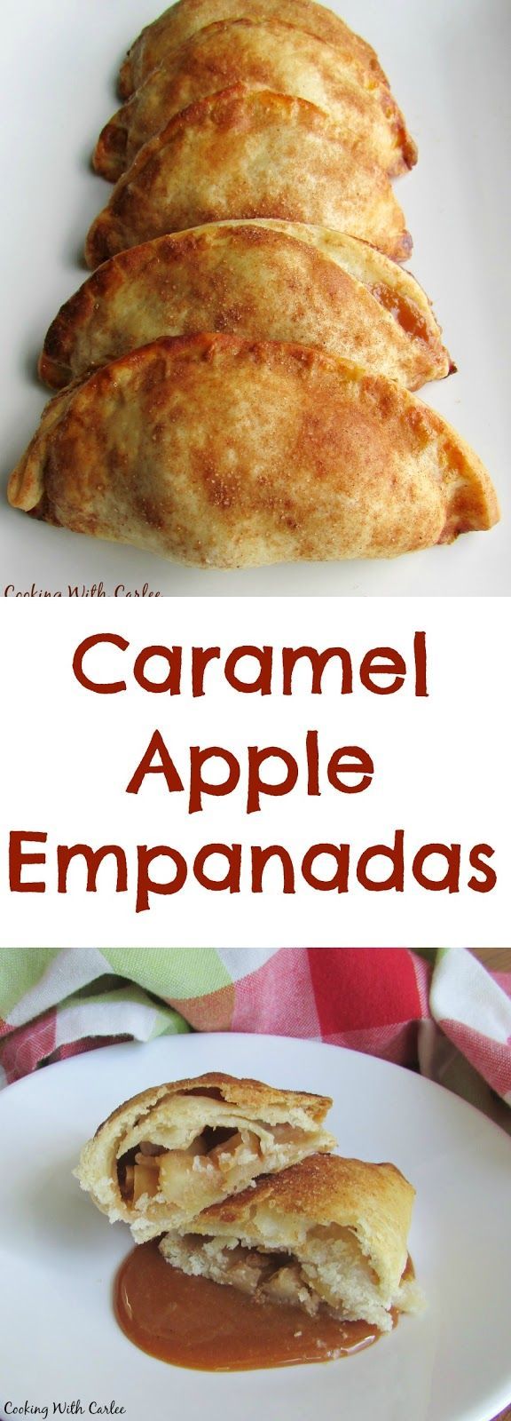 A warm flaky crust with a caramel apple filling is what dreams are made of! These caramel apple empanadas finger licking good! -   23 apple recipes vegan
 ideas