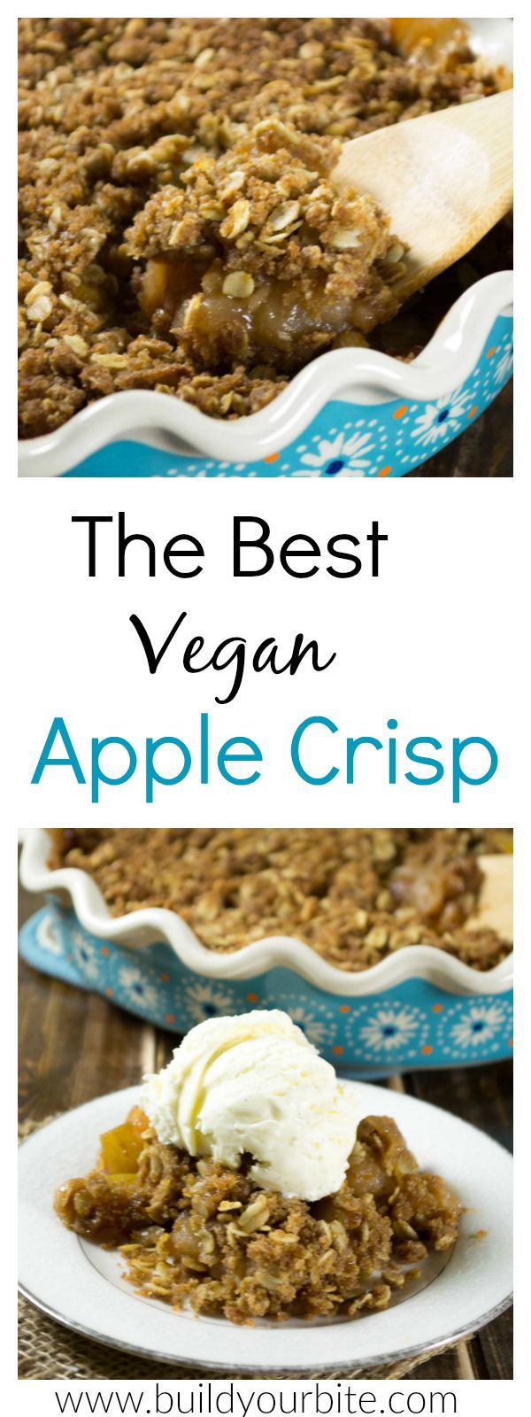 The BEST Vegan Apple Crisp Recipe - I can't get enough of this! -   23 apple recipes vegan
 ideas