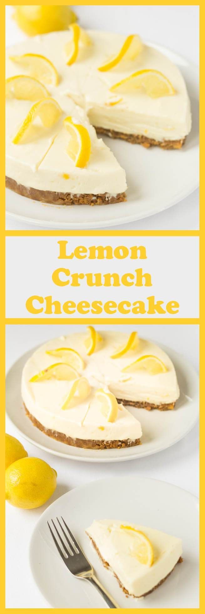 Lemon Crunch Cheesecake -   23 lemon cheesecake recipes ideas