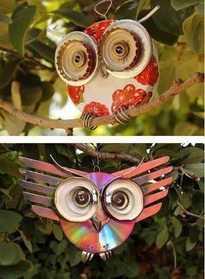 35 Fun Ways Of Reusing Bottle Caps In Creative Projects -   23 owl crafts outdoor
 ideas
