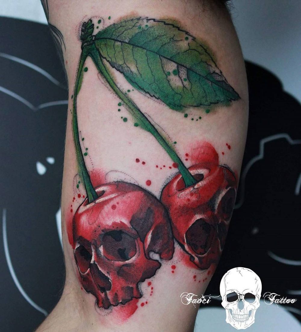 Skullcherries -   23 skull tattoo ideas