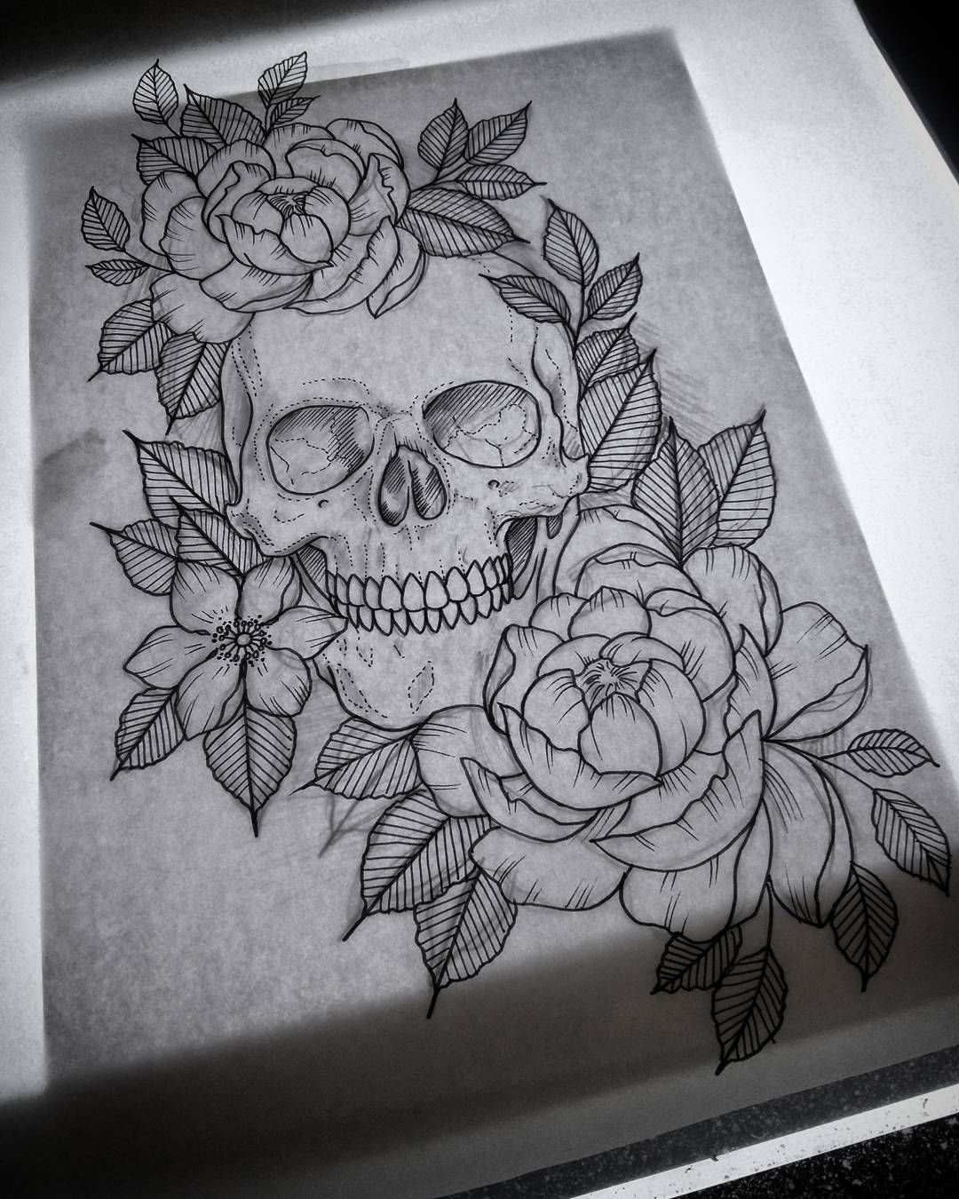 Skull Tattoo • • • Follow now & Pin Kel Thomson. -   23 skull tattoo ideas