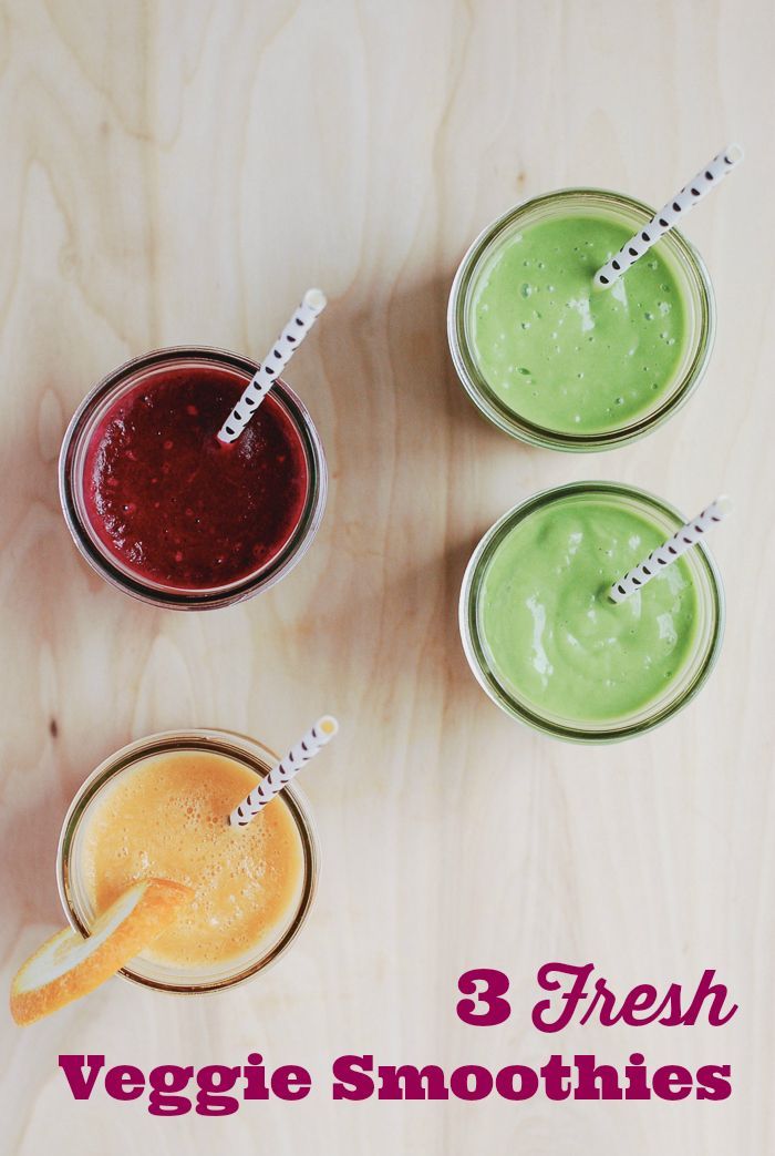 3 Veggie Smoothies Your Kids Will Love — Yes, Really -   23 veggie smoothie recipes
 ideas