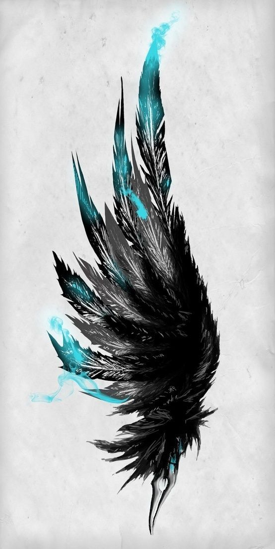 Broken Wings - Chapter 2: The Boy -   24 black feather tattoo
 ideas