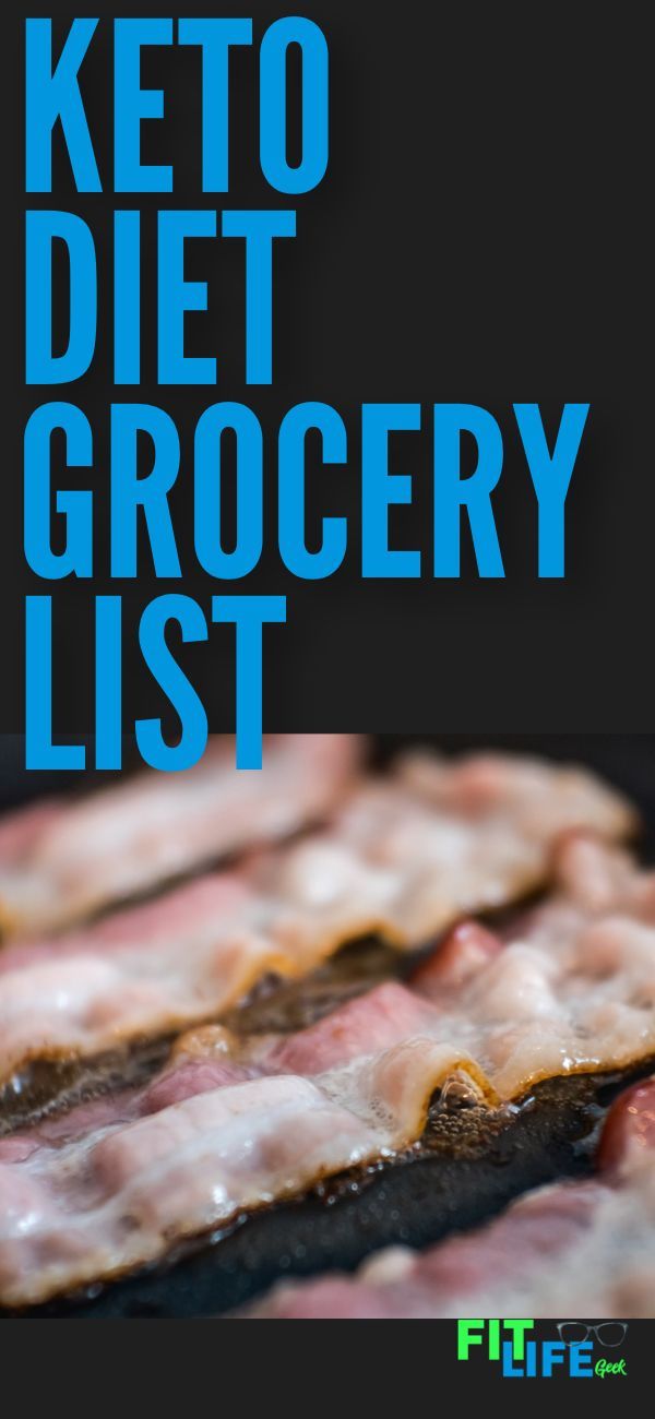 The Ultimate Keto Shopping List: The Only Keto Grocery List You’ll Ever Need -   24 diet inspiration grocery lists
 ideas