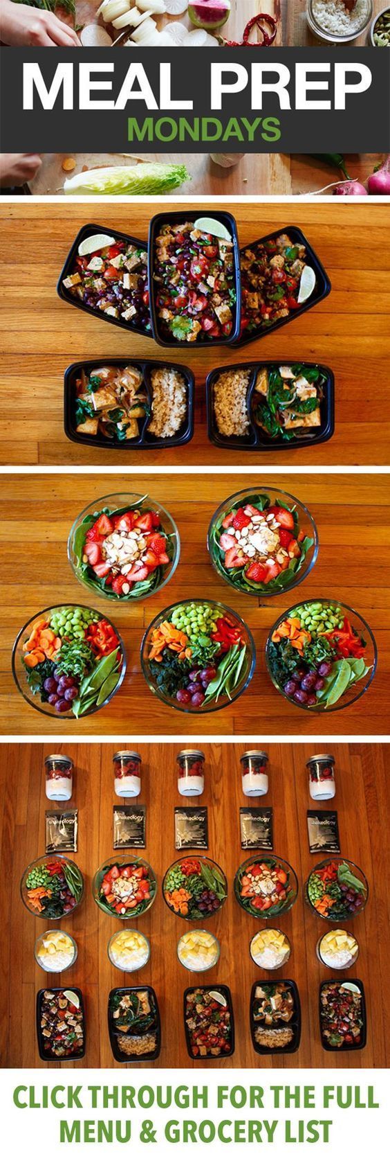Vegetarian Meal Prep -   24 diet inspiration grocery lists
 ideas