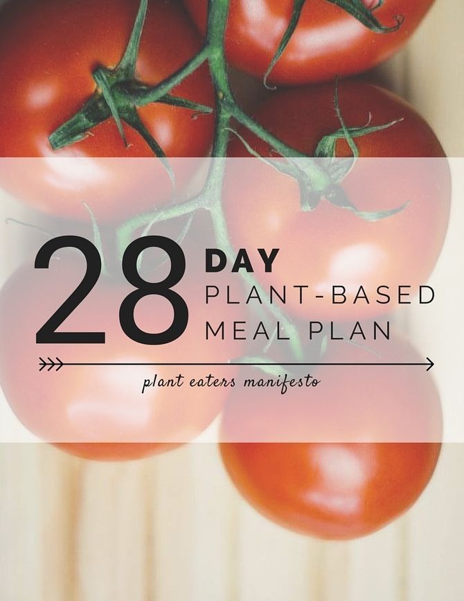 28 Day Plant-based Meal Plan -   24 diet inspiration grocery lists
 ideas