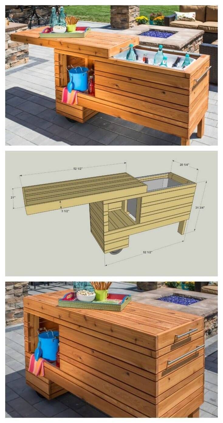 35+ Creative and Cheap DIY Outdoor Bar Ideas You Need To Try -   24 diy bar party
 ideas