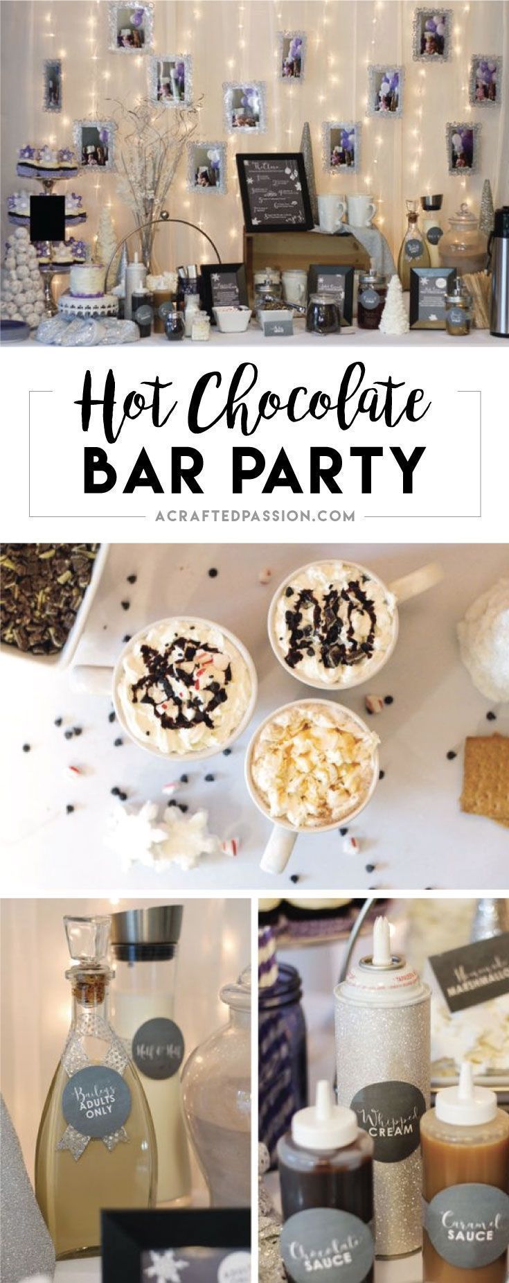 Tips to Throw an EPIC Hot Chocolate Bar Party -   24 diy bar party
 ideas
