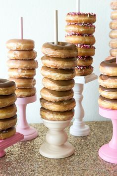 You HAVE To See This Adorable DIY Wedding Donut Bar! -   24 diy bar party
 ideas