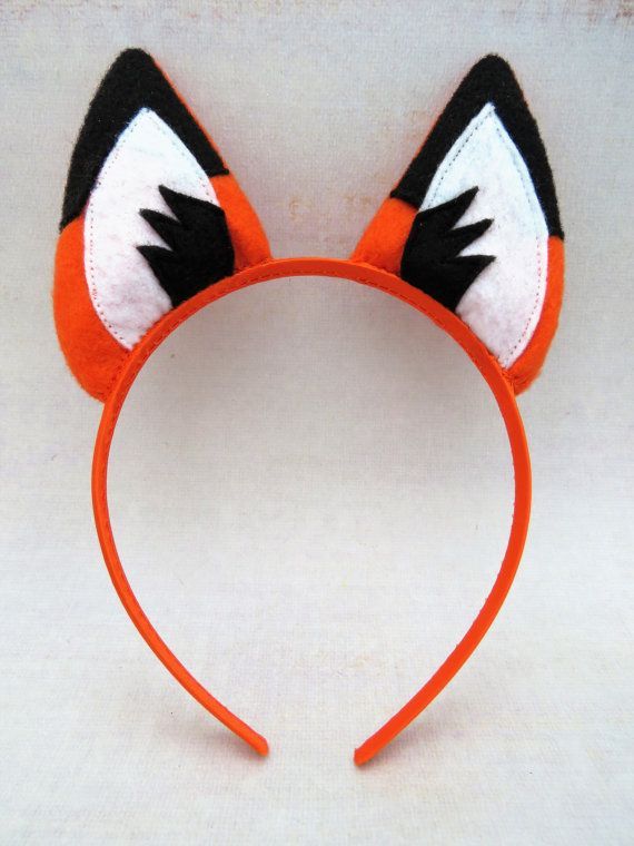 Fox Ears - Fox Headband - Animal Ears - Fox Costume Accessory - Orange Fox -   24 diy costume fox ideas
