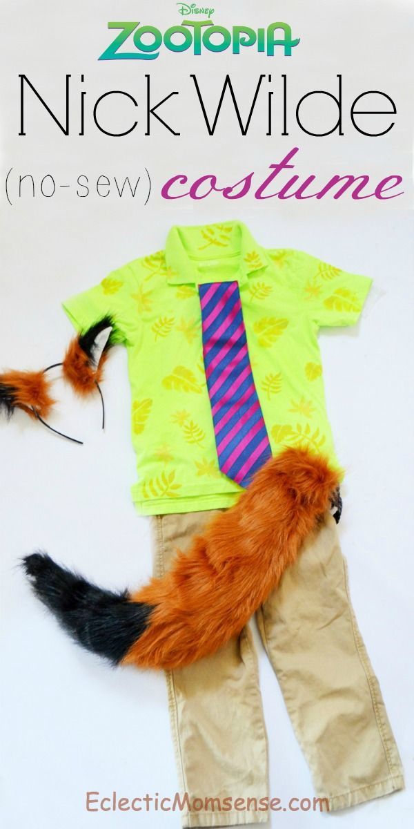 Eclectic Momsense | Nick Wilde Costume | http://eclecticmomsense.com -   24 diy costume fox ideas