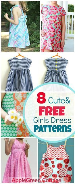 8 Adorable Free Little Girl Dress Patterns -   24 diy summer girls
 ideas