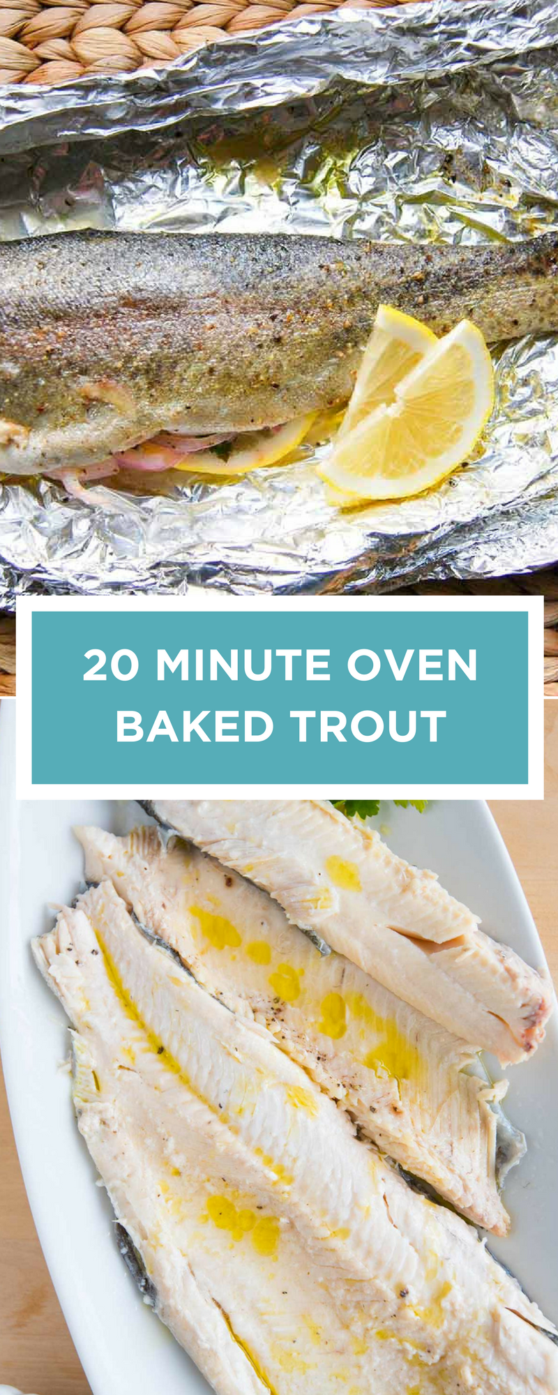 Easy 20 Minute Oven Baked Trout -   24 fish recipes trout
 ideas