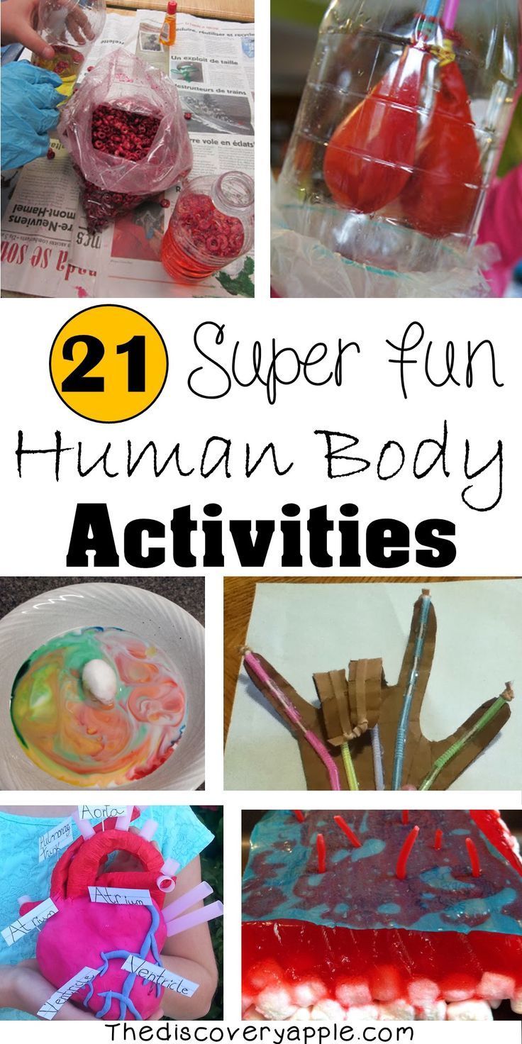 21 super fun human body activities! You will find plenty of resources here. -   24 fitness challenge for kids
 ideas