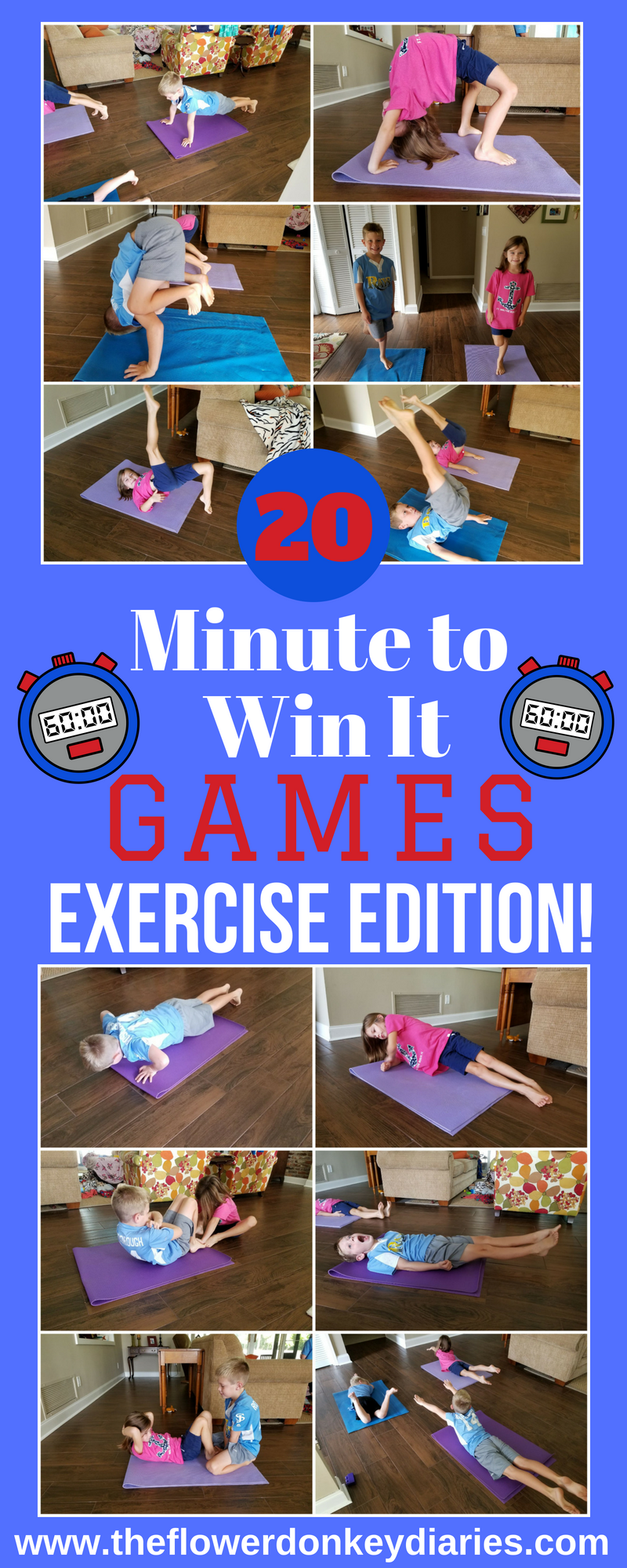Minute to Win It: Exercise Edition -   24 fitness challenge for kids
 ideas