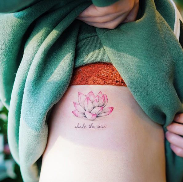 85 Classy Girl Tattoos You'll Love For Sure -   24 pink lotus tattoo
 ideas