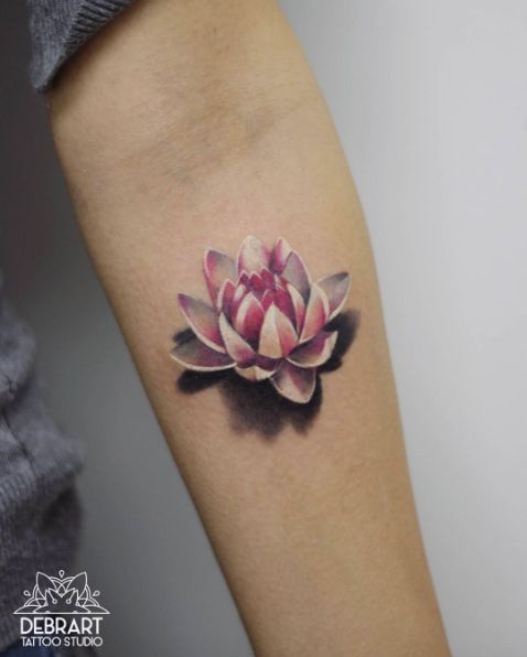 50+ Incredible Lotus Flower Tattoo Designs -   24 pink lotus tattoo
 ideas