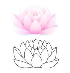pink lotus vector -   24 pink lotus tattoo
 ideas