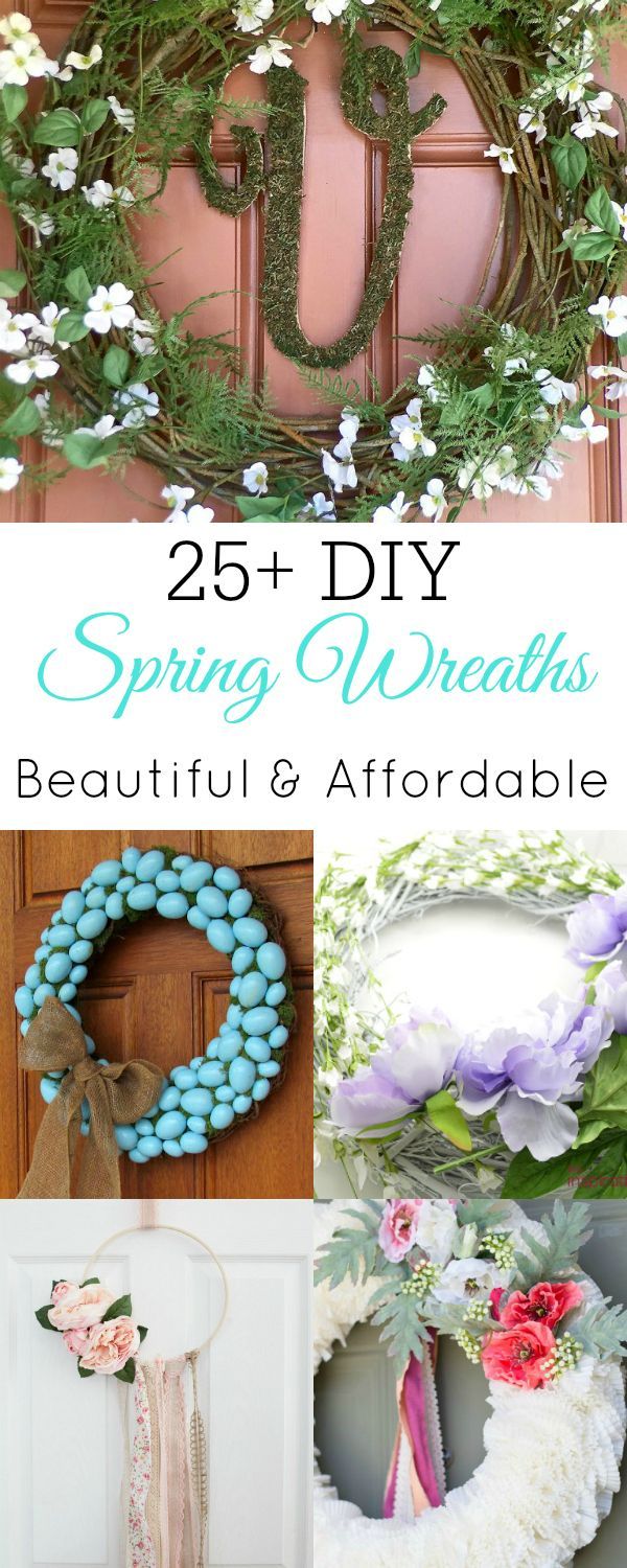 24 spring crafts wreaths
 ideas