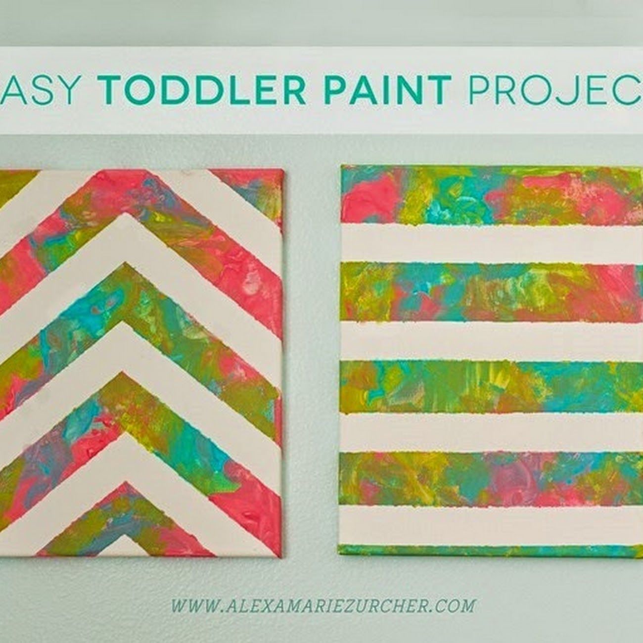 Easy Toddler Paint Project -   24 toddler crafts for girls
 ideas
