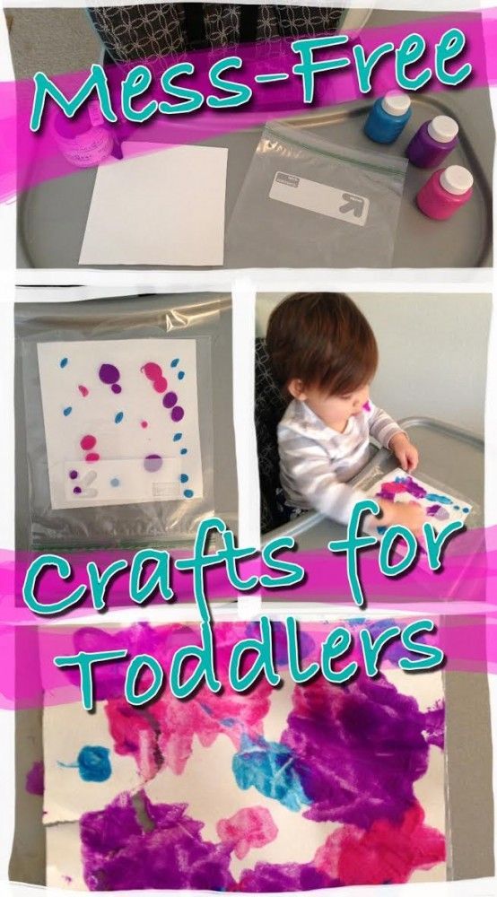 Mess-Free Crafts for Toddlers--PERFECT activity for one year olds from Nourishing Little Souls.com! -   24 toddler crafts for girls
 ideas
