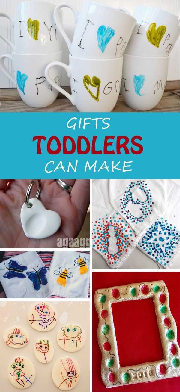 24 Gifts for Kids to Make -   24 toddler crafts for girls
 ideas