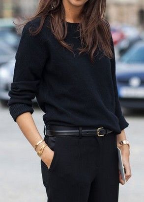 Street Style Trend Report: Fall 2013 -   25 black style fashion
 ideas