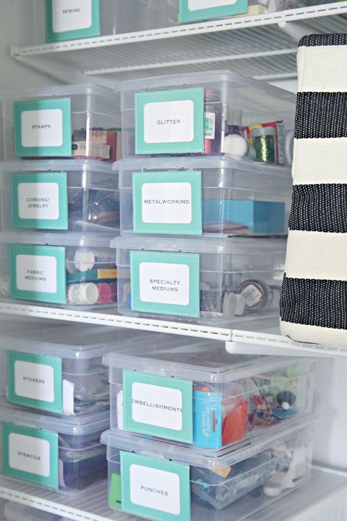 18 Creative Ways to Take Your Organization and Storage to the Next Level -   25 crafts storage closet
 ideas