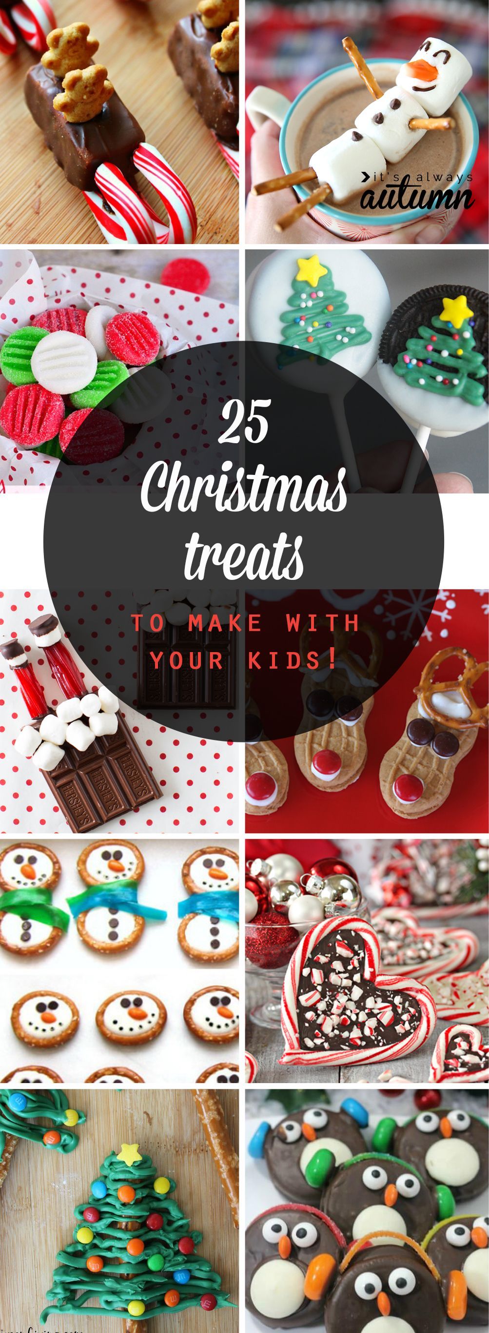 25 adorable Christmas treats to make with your kids -   25 edible christmas crafts
 ideas