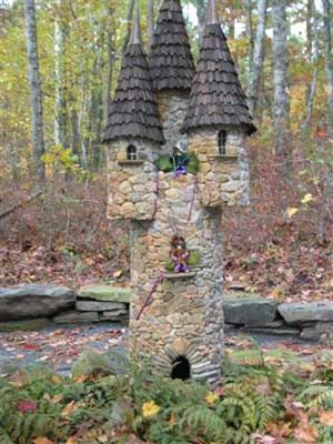 25 fairy garden castle
 ideas
