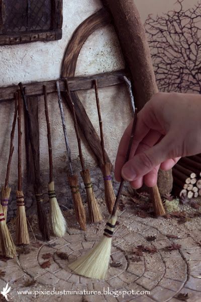 Pixie Dust Miniatures: Broom Broom...! -   25 fairy garden castle
 ideas