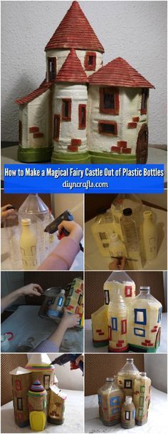 How to Make a Magical Fairy Castle Out of Plastic Bottles -   25 fairy garden castle
 ideas