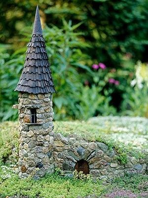 Create a Magical Miniature Garden -   25 fairy garden castle
 ideas