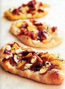 Peach Tarts with Goat Cheese and Honey - (Free Recipe below) -   25 pizza recipes prosciutto
 ideas