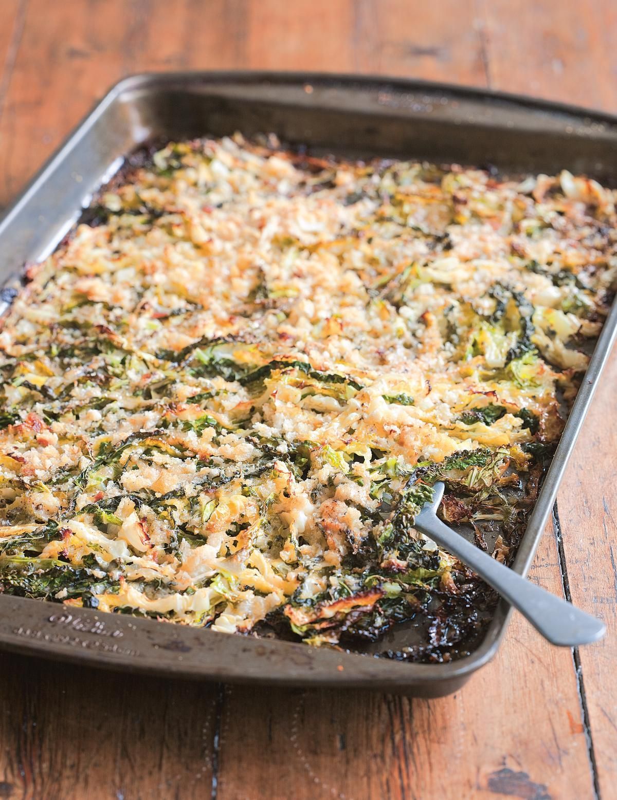 Crunchy Shredded Roasted Cabbage with Parmesan and Breadcrumbs -   25 savoy cabbage recipes ideas