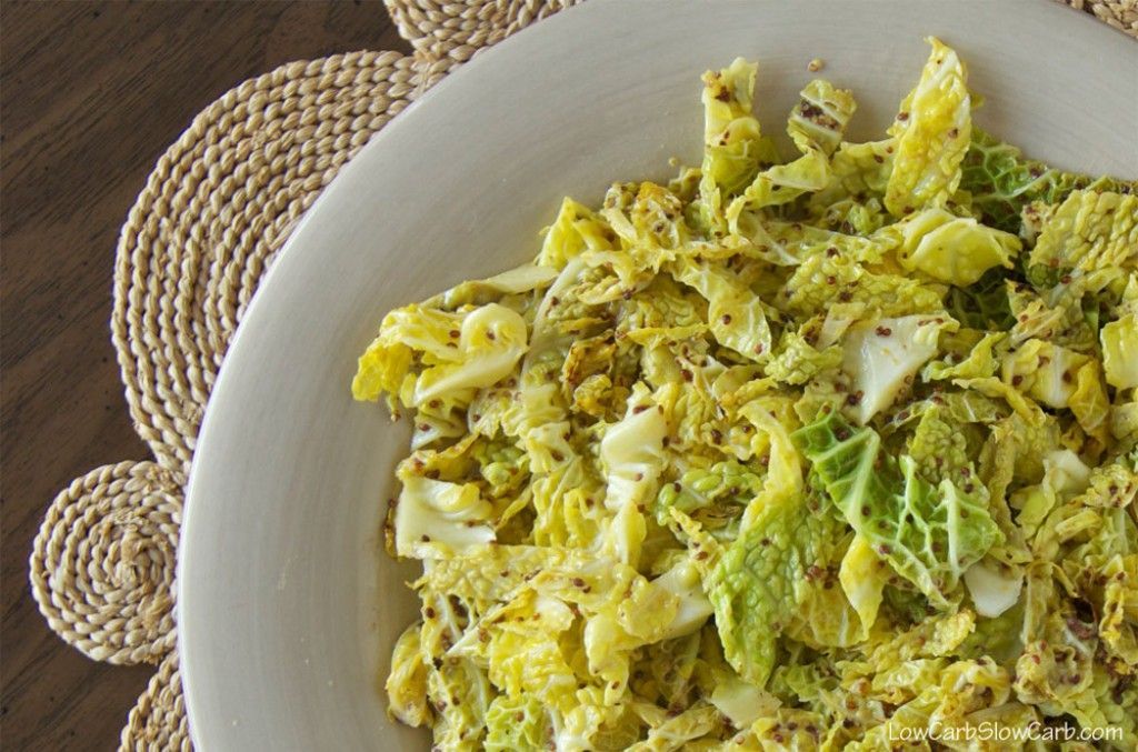 Savoy Cabbage sauteed with dijon mustard -   25 savoy cabbage recipes
 ideas
