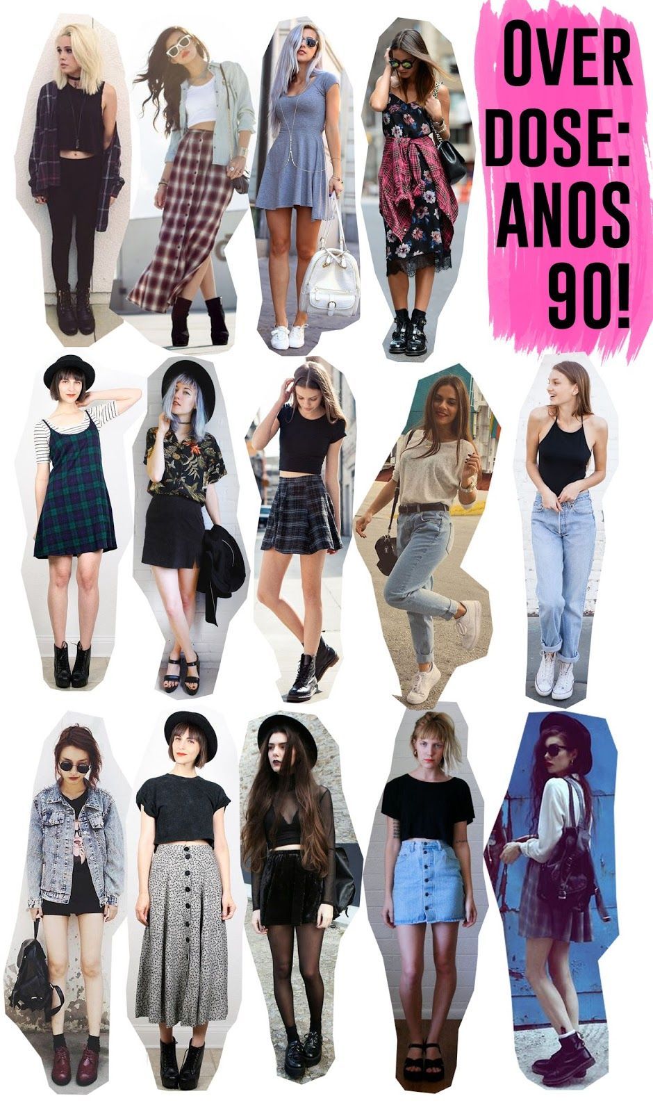 Black Lola Blog: #FashionTips: Overdose anos 90! -   16 summer grunge style
 ideas